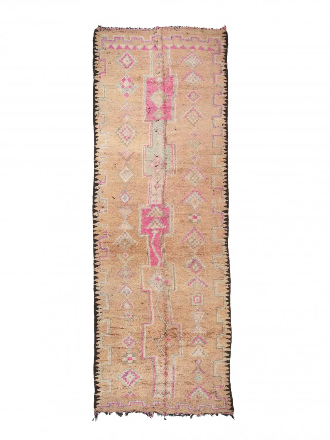 Tappeto Kilim In Stile Berbero Del Marocco Azilal Special Edition 470 x 160 cm