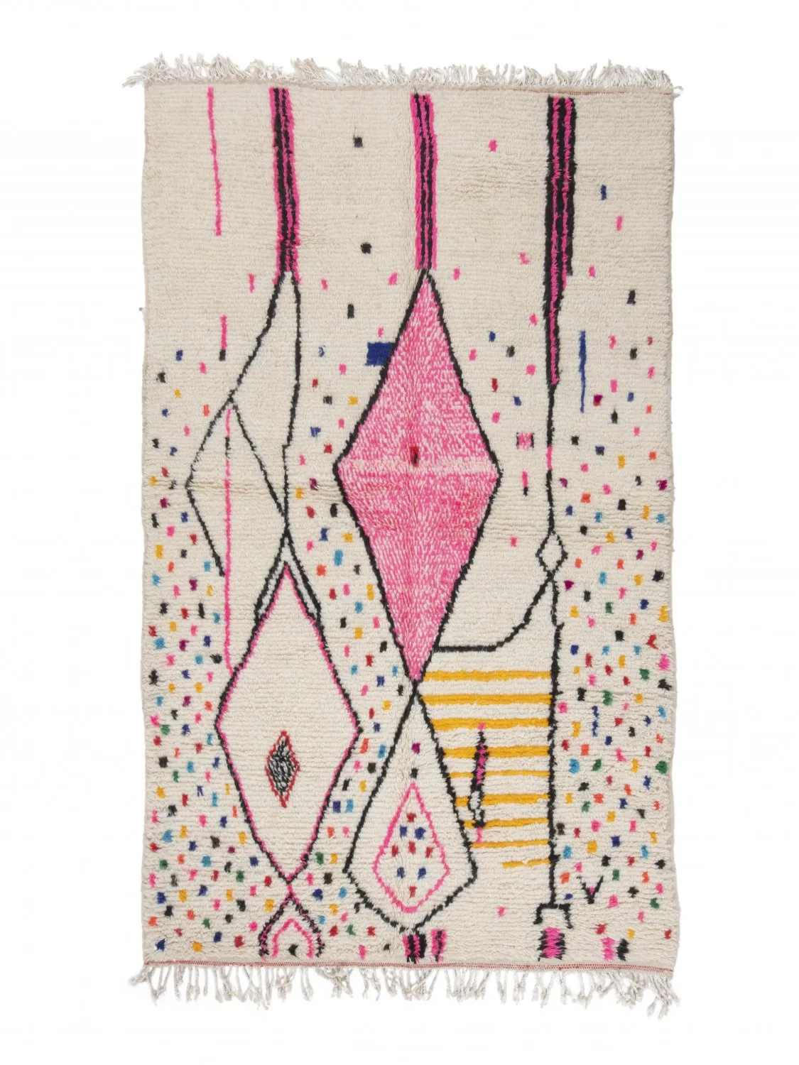 Tappeto Kilim In Stile Berbero Del Marocco Azilal 260 x 150 cm