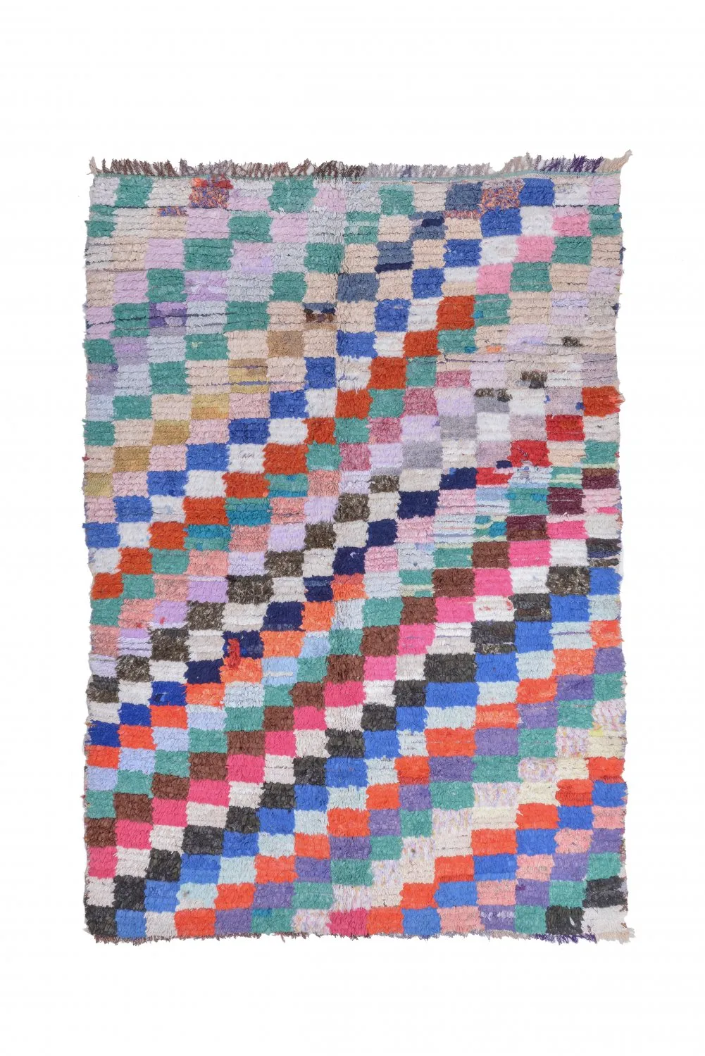 Tappeto Berberi Dal Marocco Boucherouite 175 x 155 cm