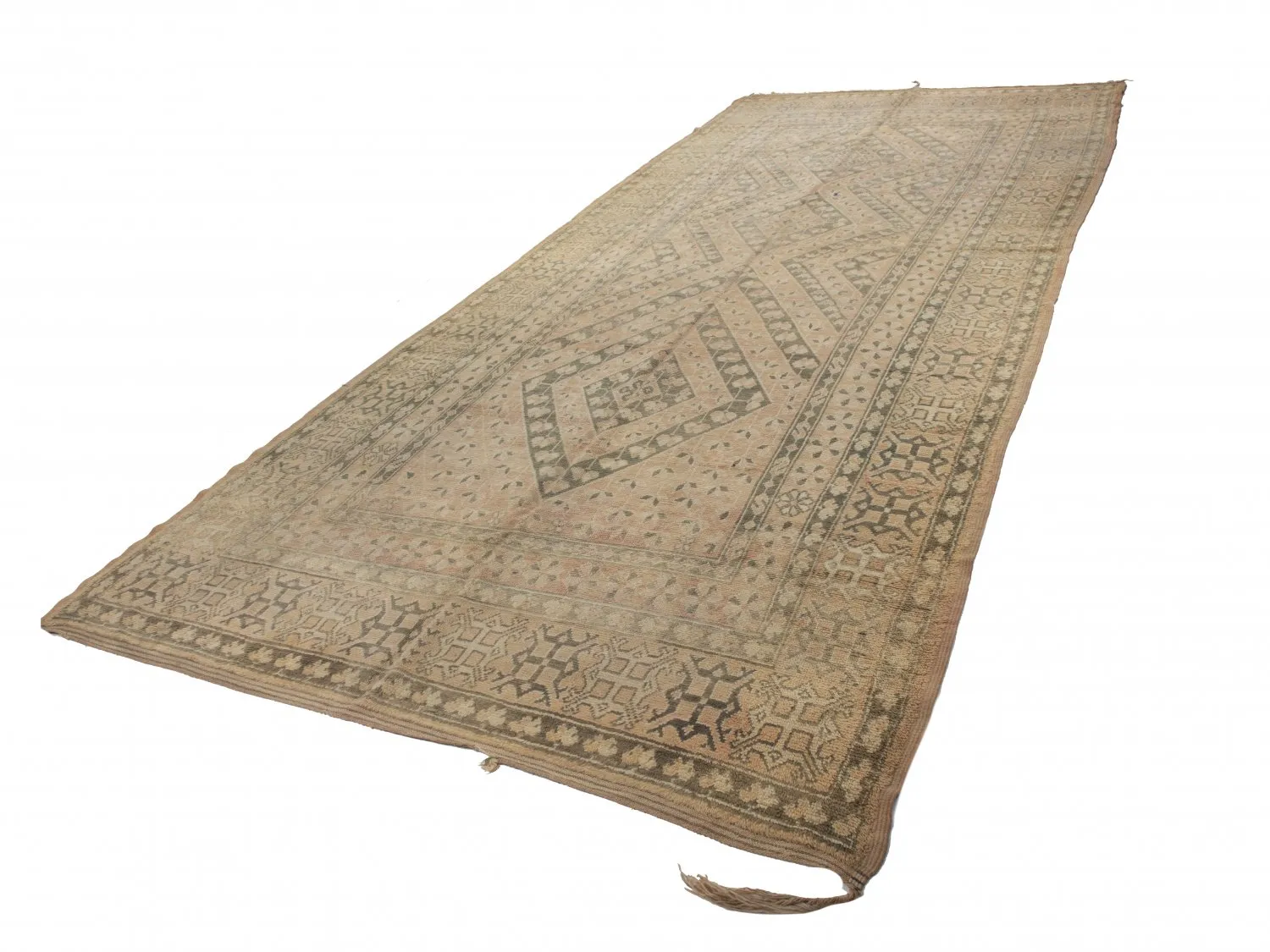 Tappeto Kilim In Stile Berbero Del Marocco Azilal Special Edition 470 x 230 cm