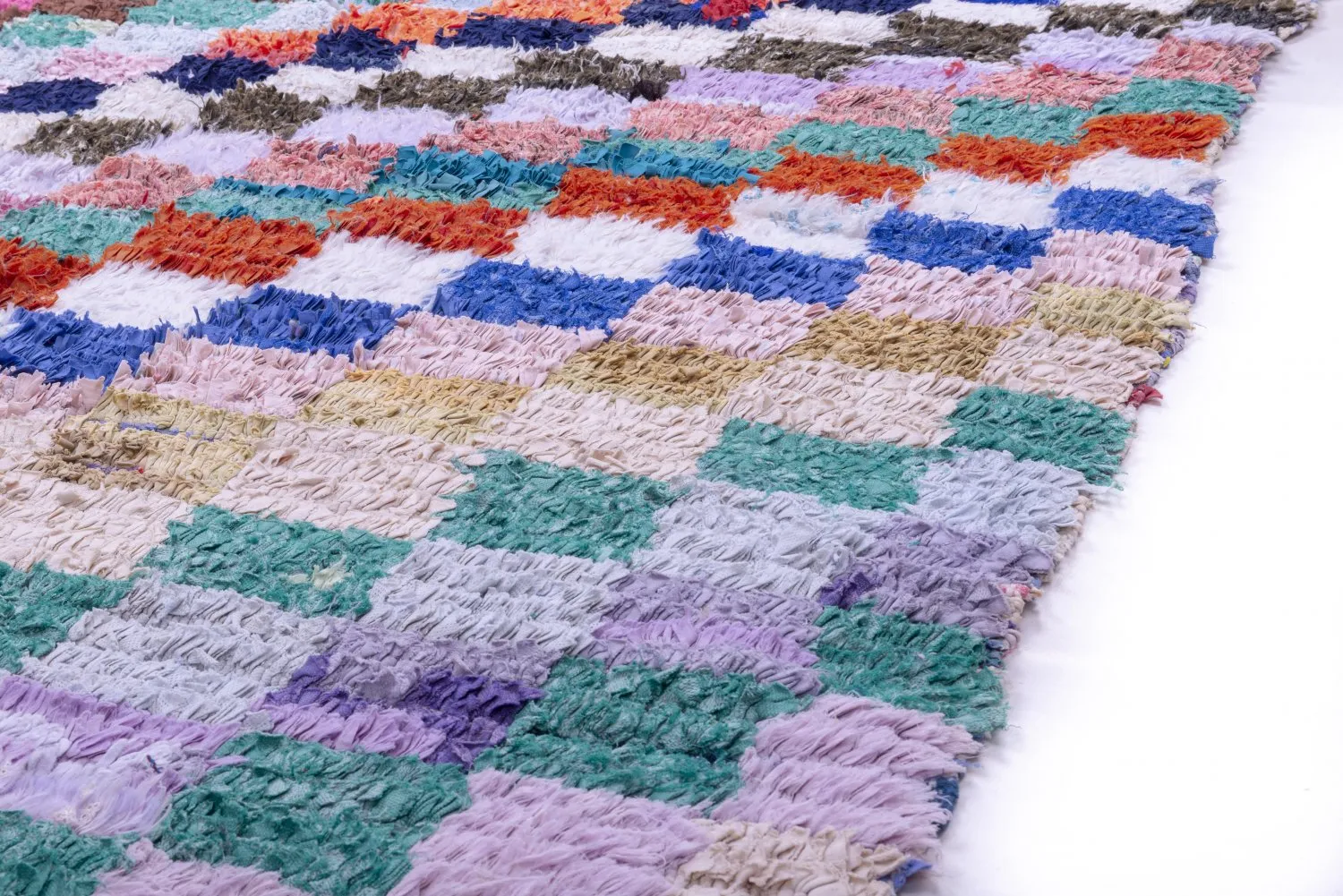 Tappeto Berberi Dal Marocco Boucherouite 175 x 155 cm