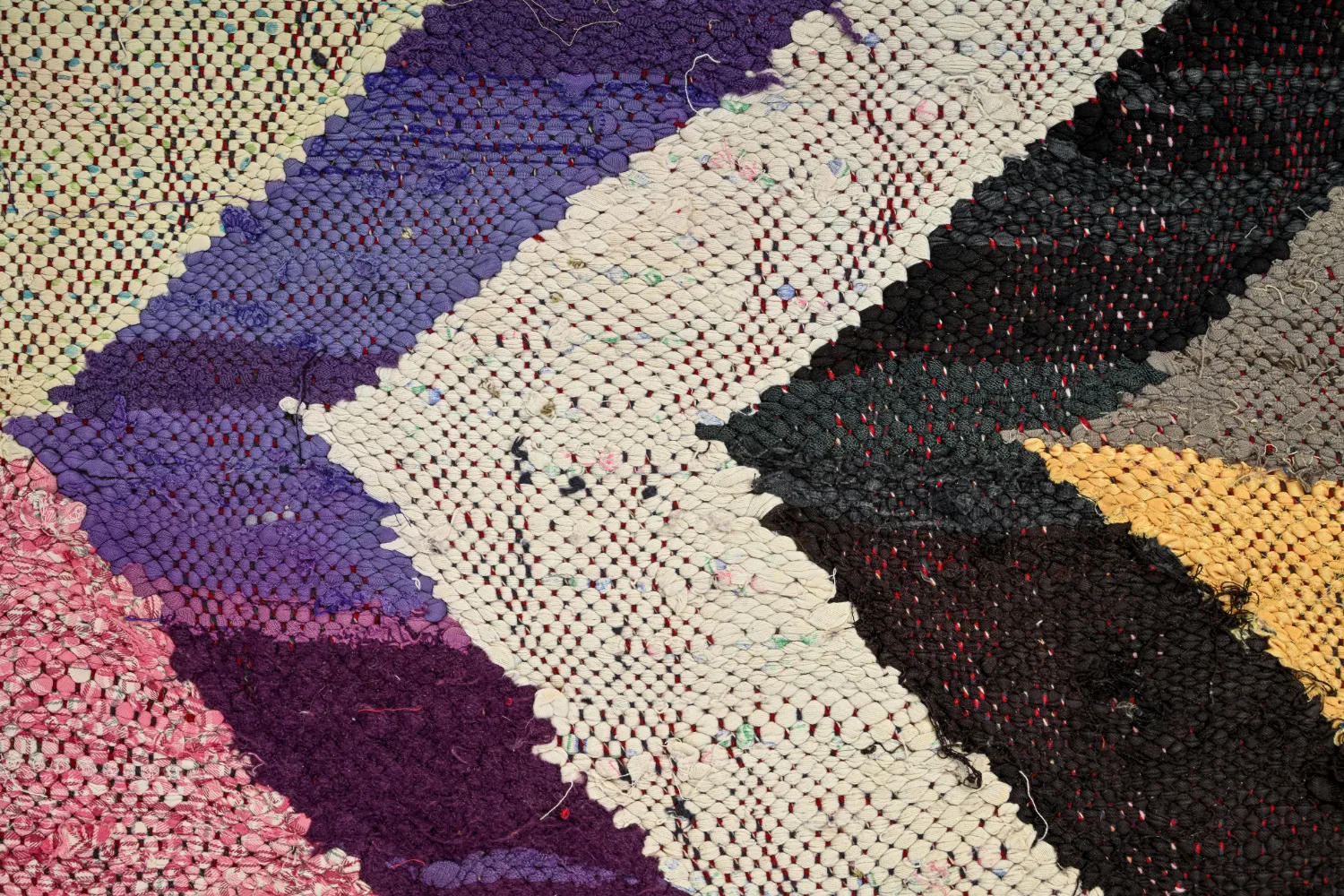 Tappeto Berberi Dal Marocco Boucherouite 140 x 305 cm