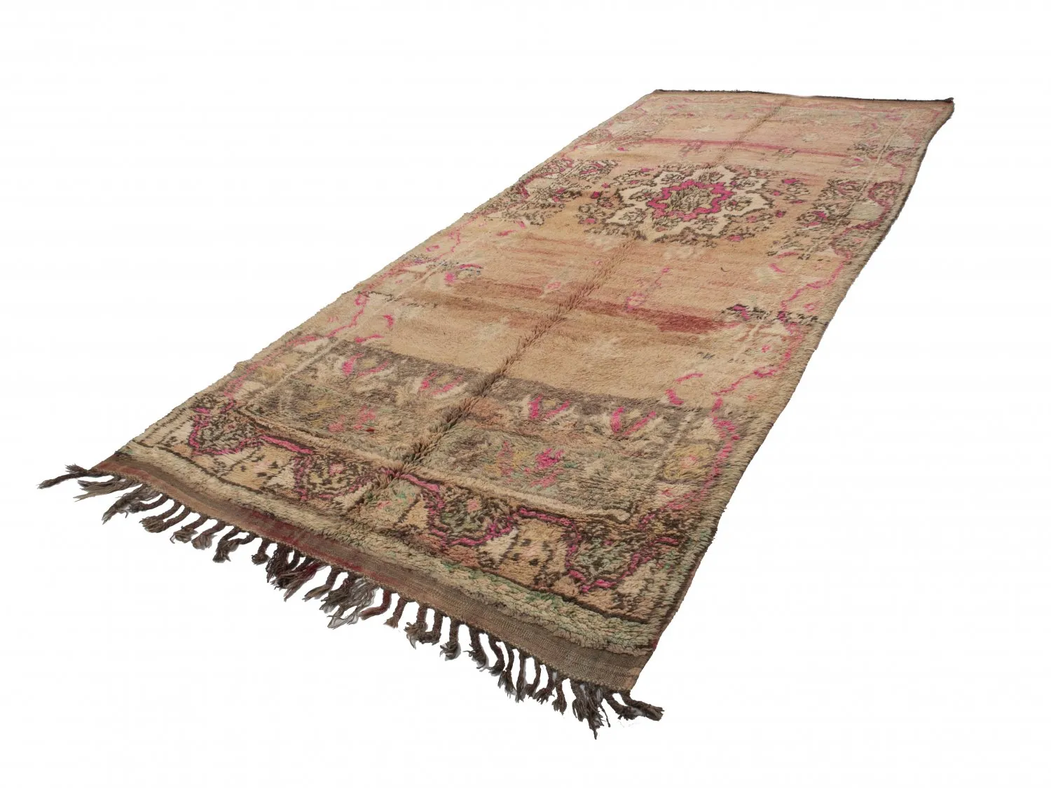 Tappeto Kilim In Stile Berbero Del Marocco Azilal Special Edition 450 x 190 cm