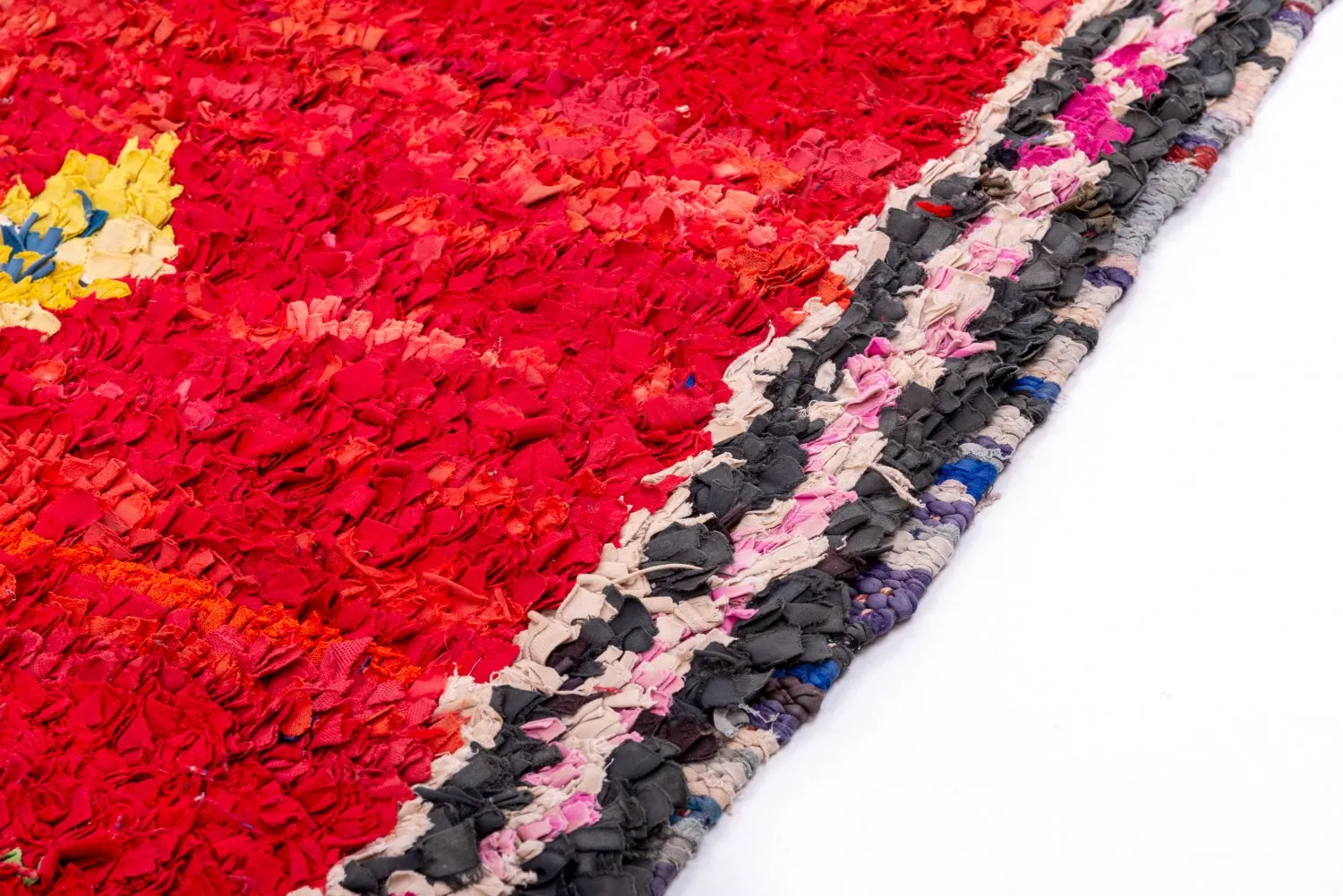 Tappeto Berberi Dal Marocco Boucherouite 170 x 135 cm