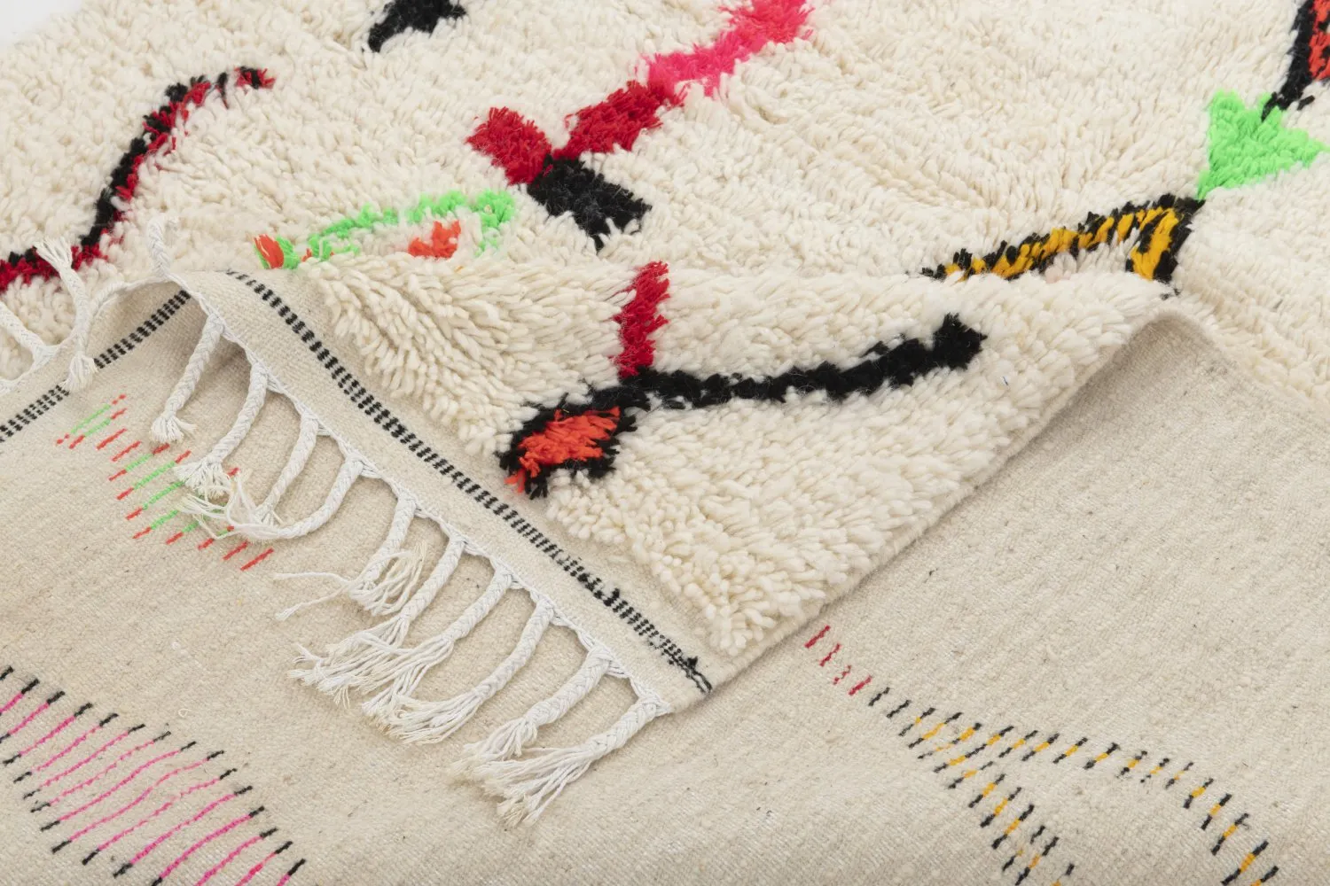 Tappeto Kilim In Stile Berbero Del Marocco Azilal 250 x 150 cm