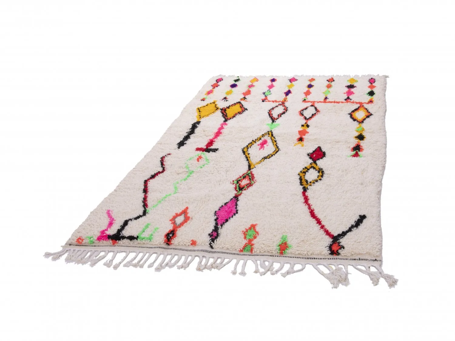 Tappeto Kilim In Stile Berbero Del Marocco Azilal 250 x 150 cm