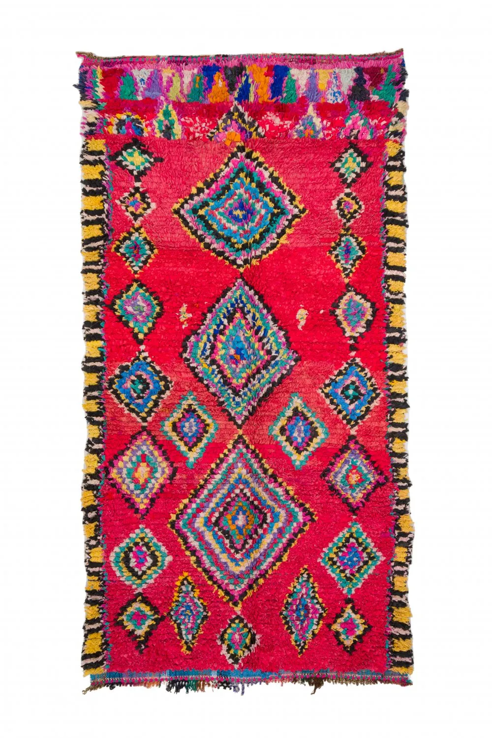 Tappeto Berberi Dal Marocco Boucherouite 290 x 140 cm