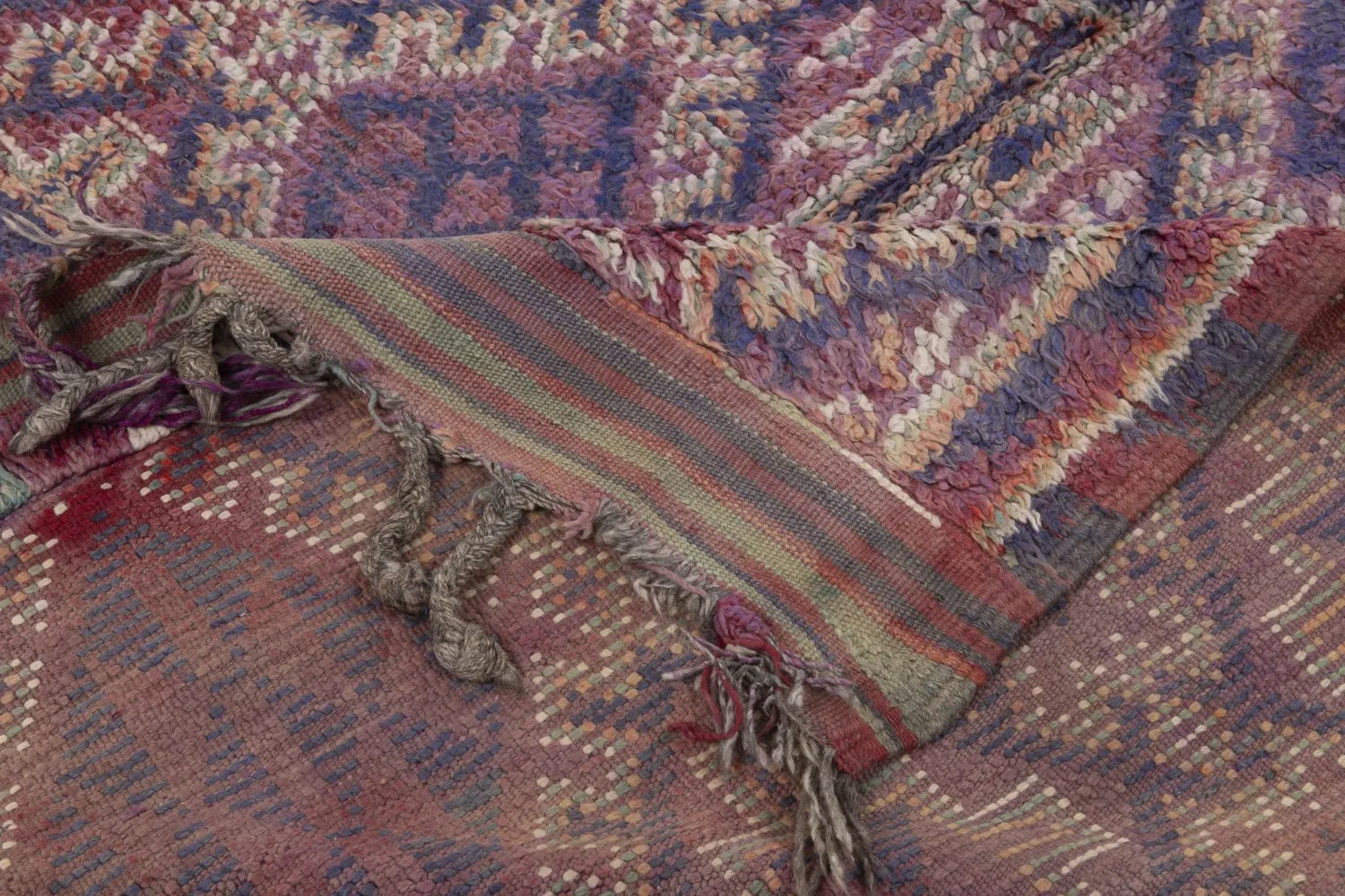 Tappeto Kilim In Stile Berbero Del Marocco Azilal Special Edition 510 x 190 cm