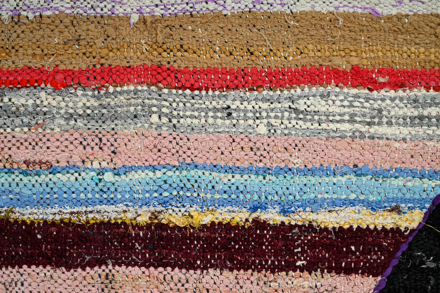 Tappeto Berberi Dal Marocco Boucherouite 125 x 230 cm