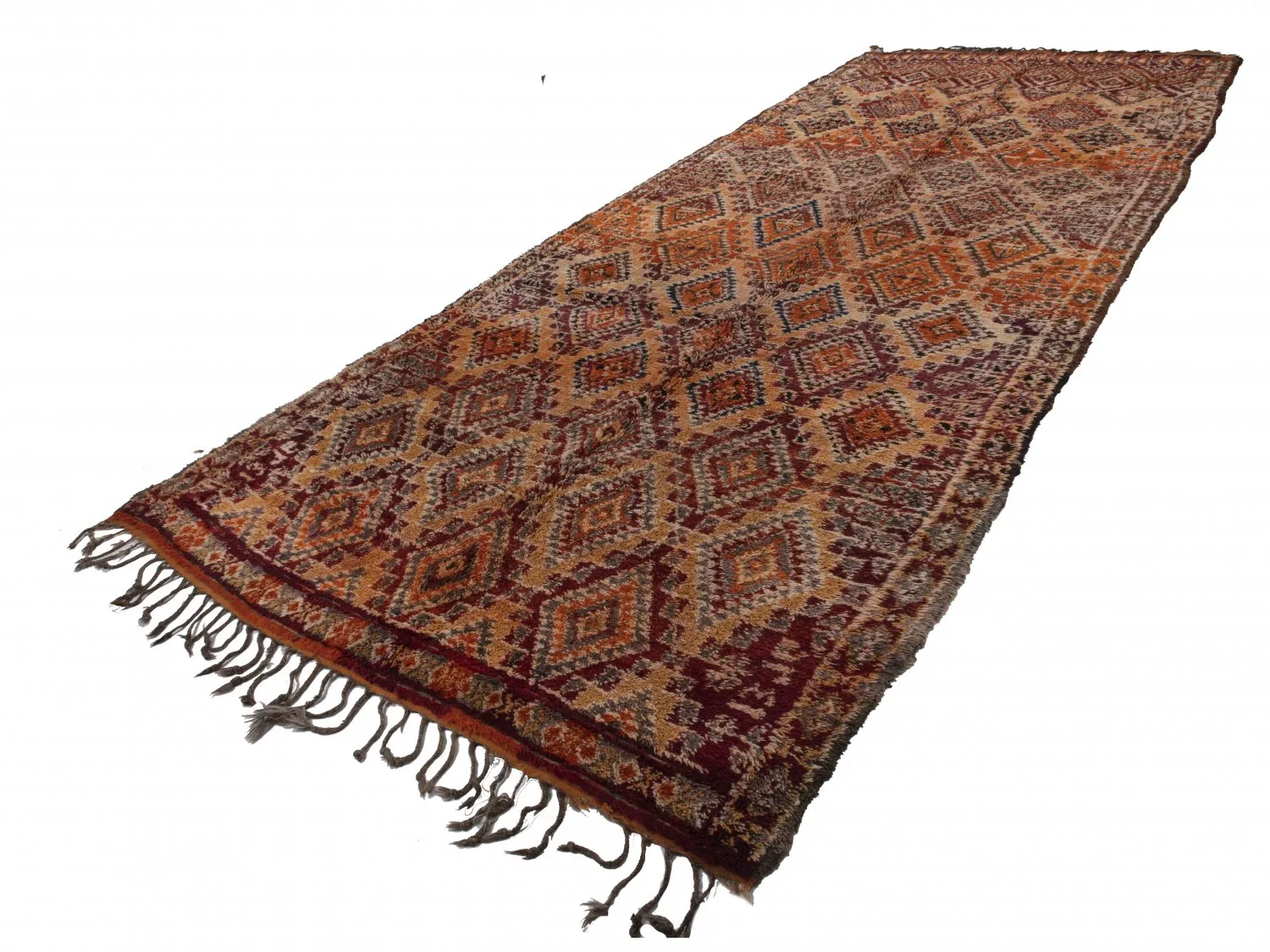Tappeto Kilim In Stile Berbero Del Marocco Azilal Special Edition 520 x 210 cm