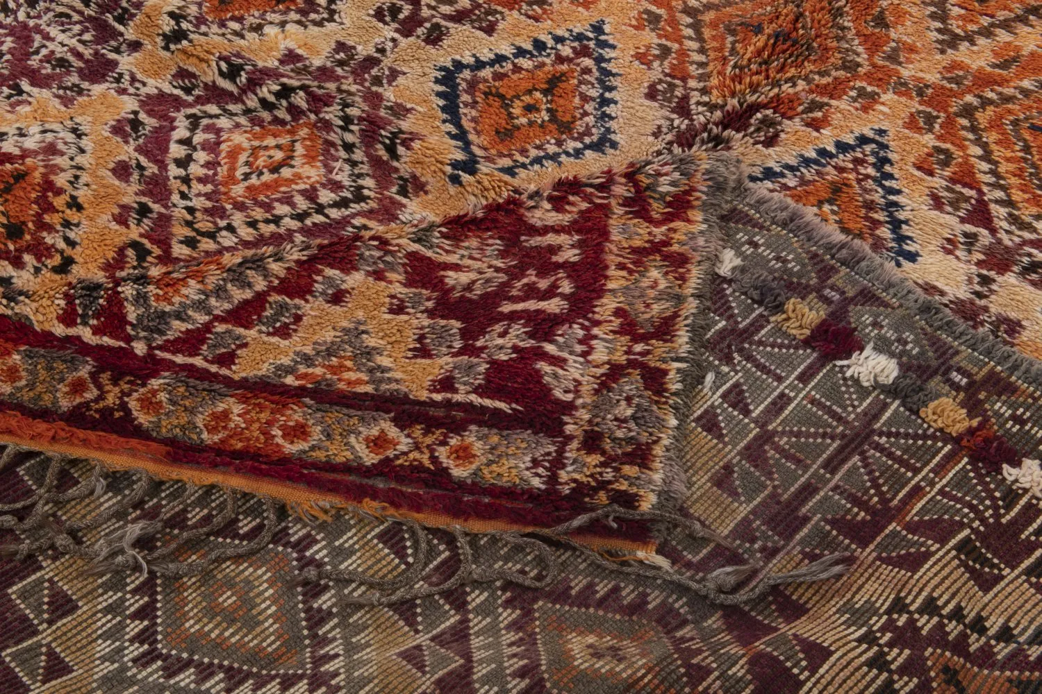 Tappeto Kilim In Stile Berbero Del Marocco Azilal Special Edition 520 x 210 cm