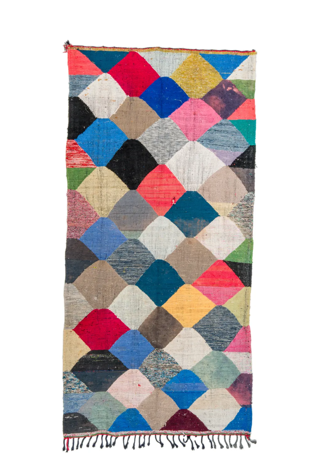 Tappeto Berberi Dal Marocco Boucherouite 145 x 300 cm