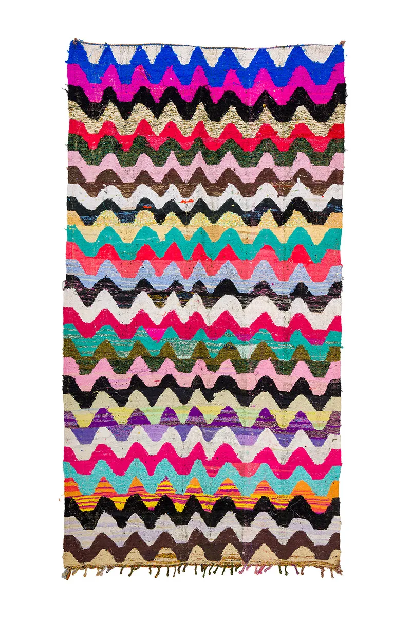 Tappeto Berberi Dal Marocco Boucherouite 165 x 305 cm