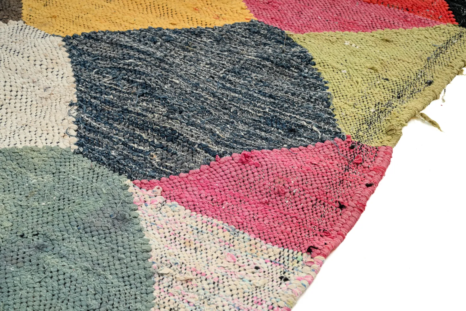 Tappeto Berberi Dal Marocco Boucherouite 145 x 300 cm