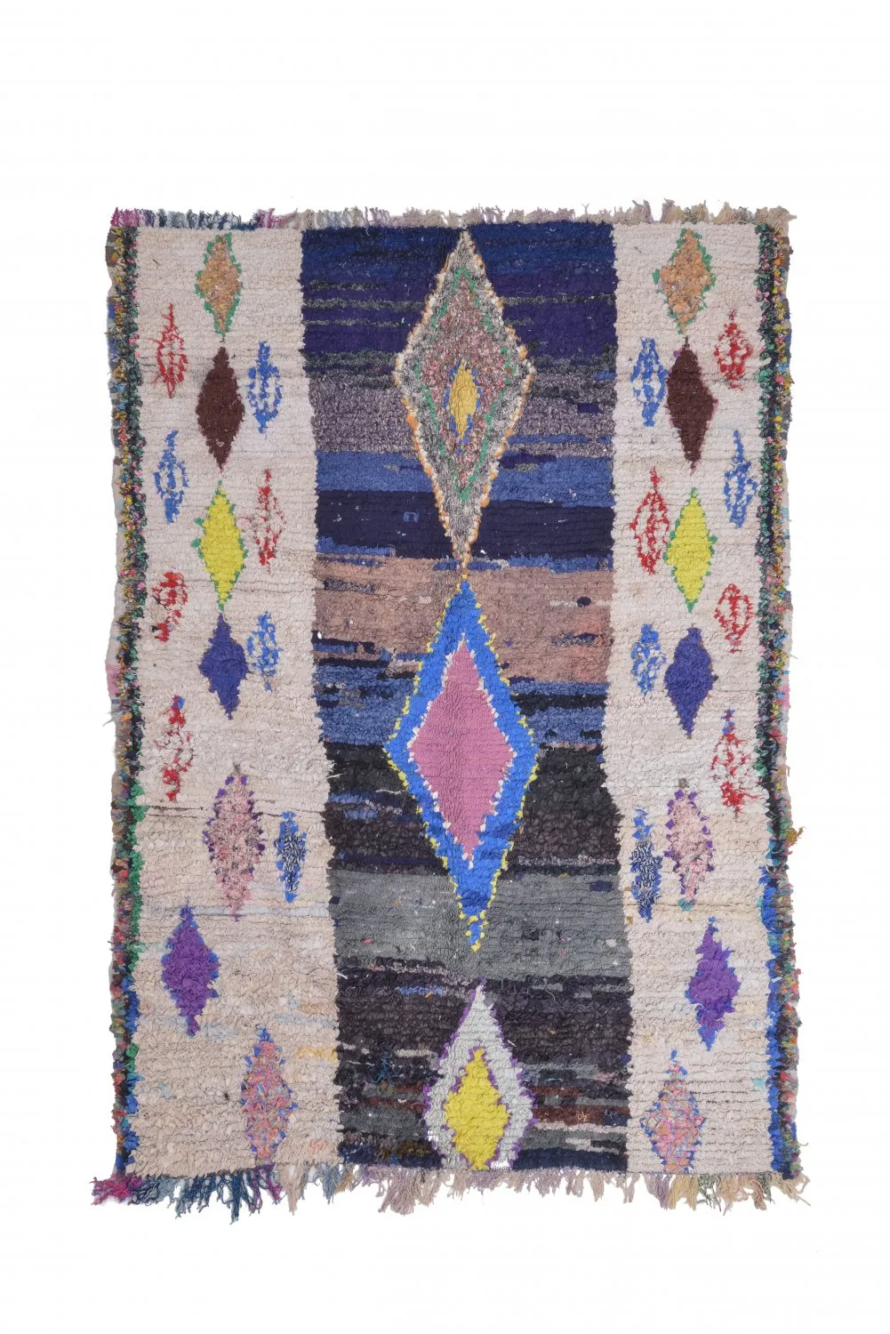 Tappeto Berberi Dal Marocco Boucherouite 230 x 170 cm