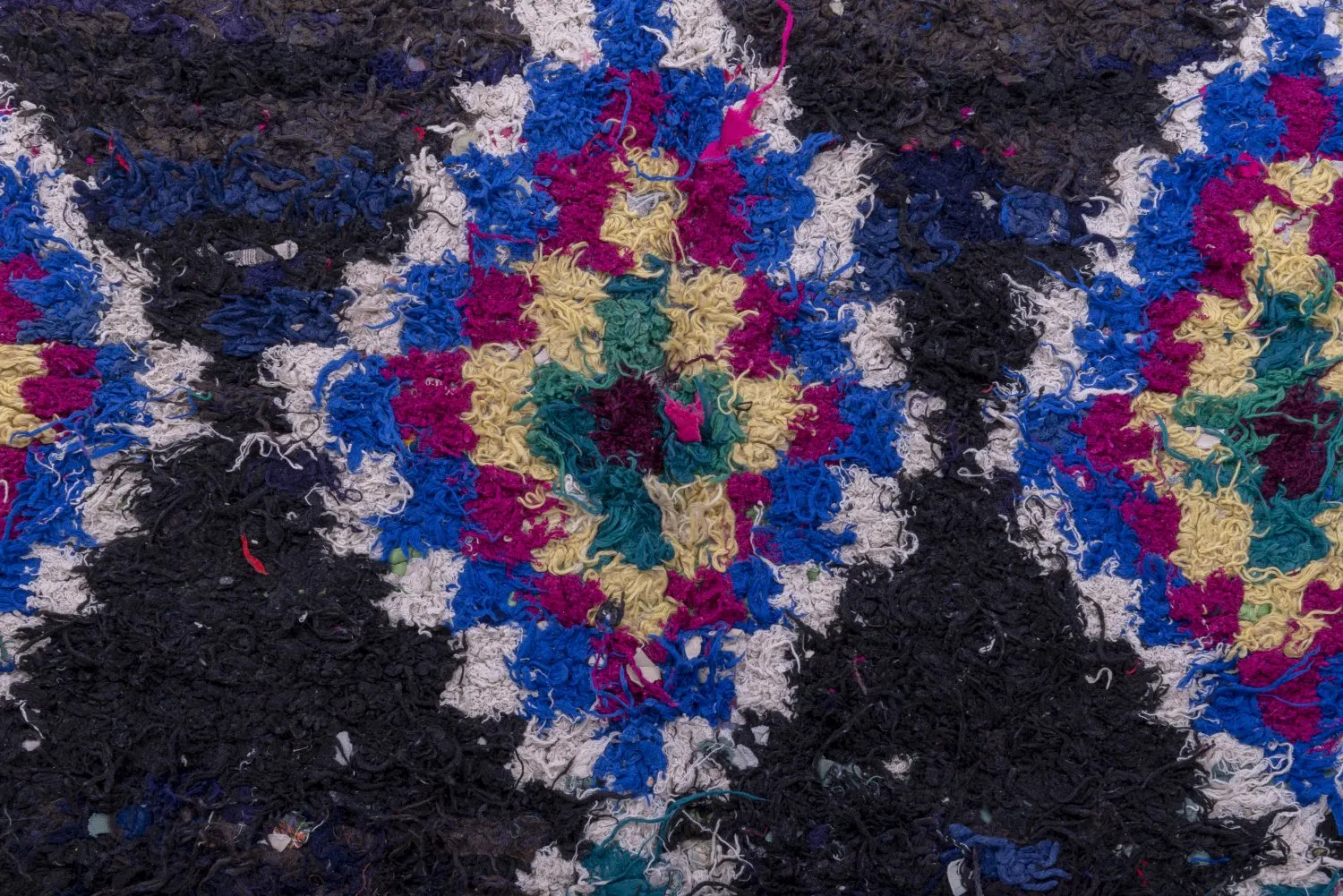 Tappeto Berberi Dal Marocco Boucherouite 265 x 140 cm