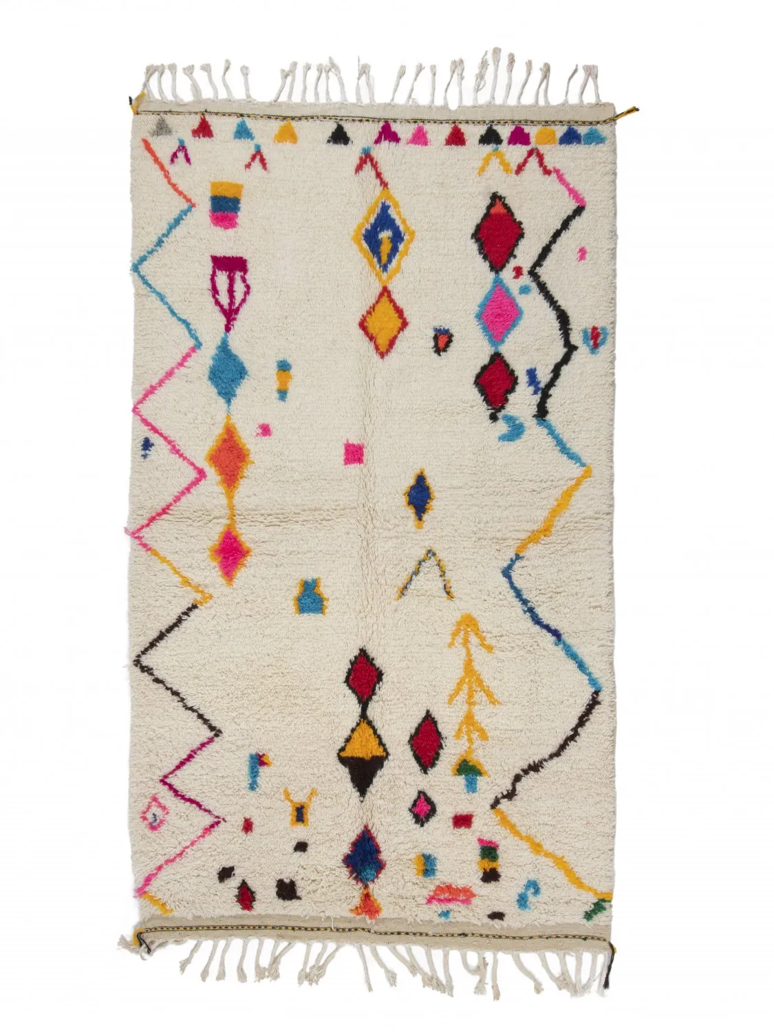Tappeto Kilim In Stile Berbero Del Marocco Azilal 260 x 150 cm
