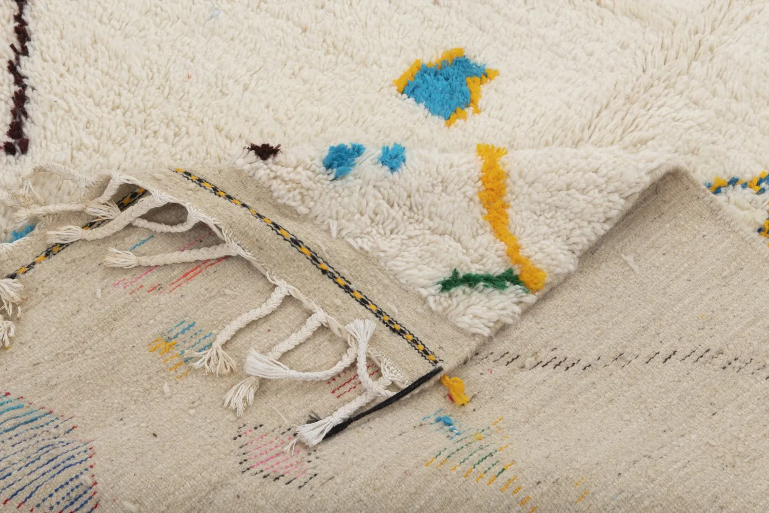 Tappeto Kilim In Stile Berbero Del Marocco Azilal 260 x 150 cm