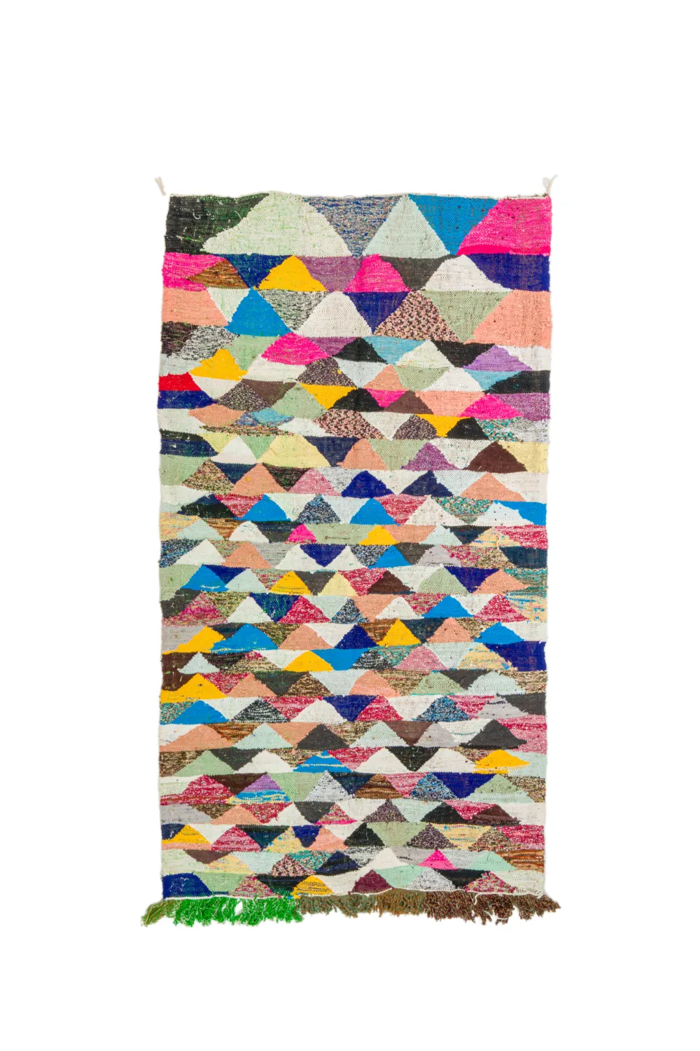 Tappeto Berberi Dal Marocco Boucherouite 125 x 225 cm