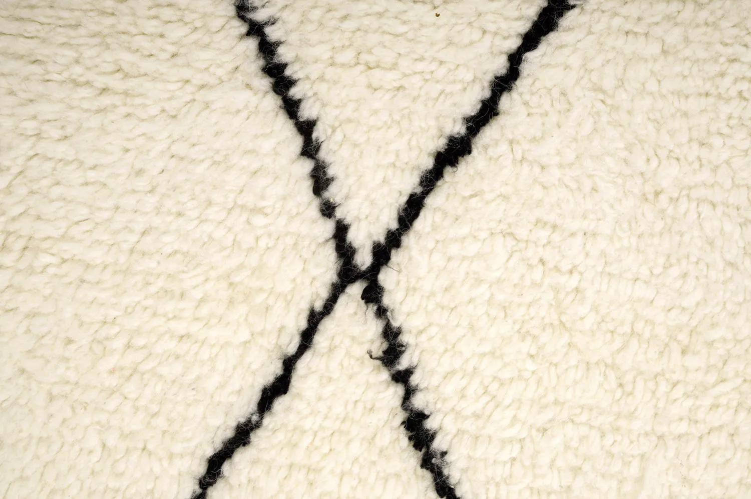 Tappeto Kilim In Stile Berbero Del Marocco Beni Ourain 155 x 265 cm