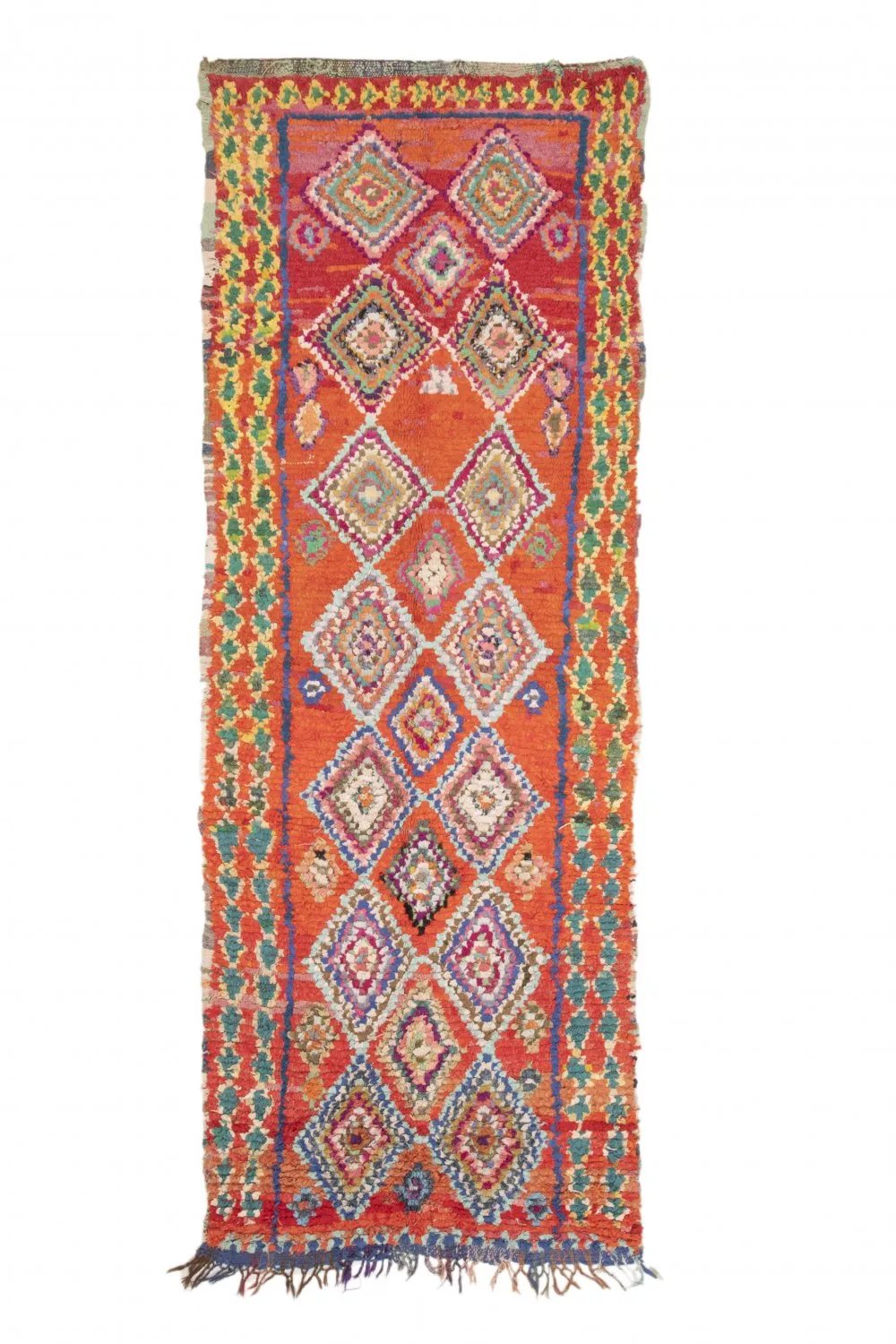 Tappeto Berberi Dal Marocco Boucherouite 285 x 100 cm