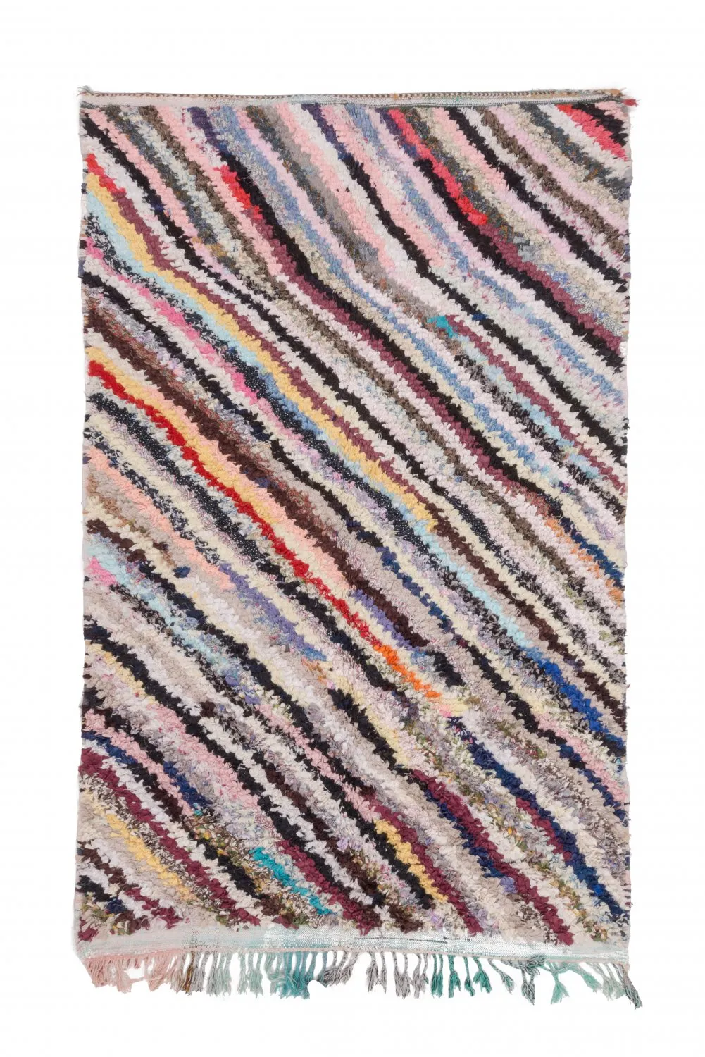 Tappeto Berberi Dal Marocco Boucherouite 240 x 150 cm