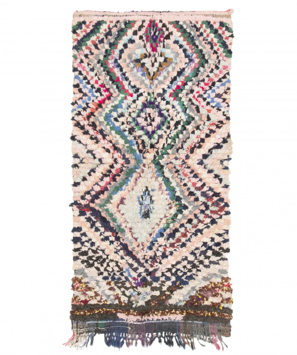 Tappeto Berberi Dal Marocco Boucherouite 175 x 95 cm