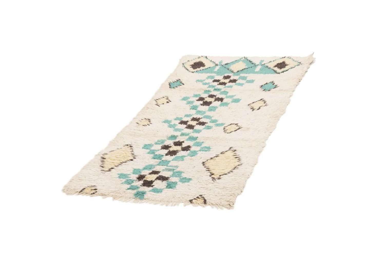 Tappeto Berberi Dal Marocco Boucherouite 175 x 85 cm