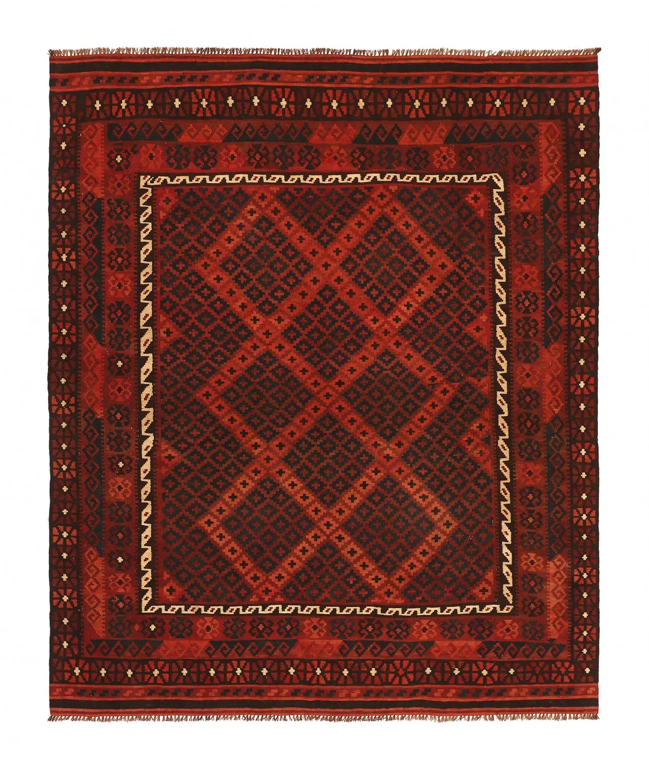 Tappeto kilim orientale 261 x 222 cm