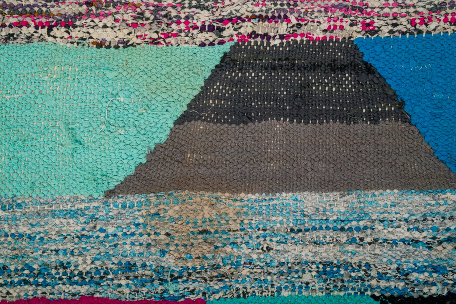Tappeto Berberi Dal Marocco Boucherouite 145 x 250 cm