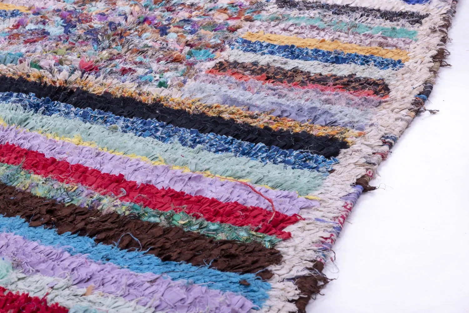 Tappeto Berberi Dal Marocco Boucherouite 280 x 110 cm
