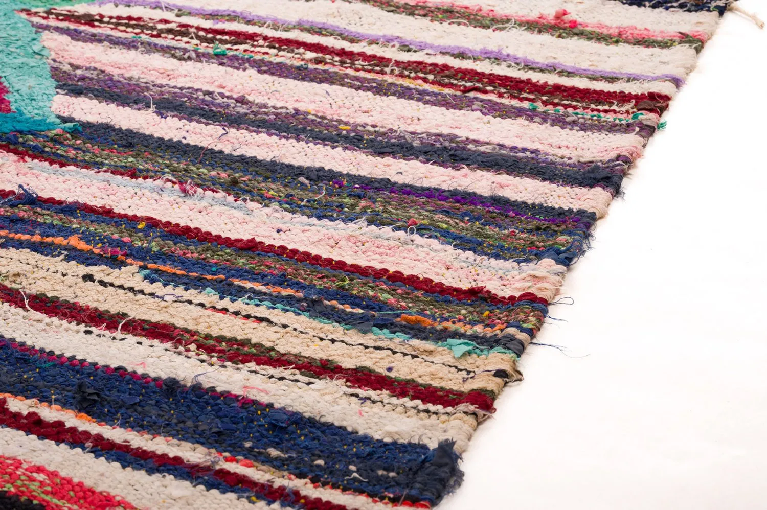 Tappeto Berberi Dal Marocco Boucherouite 150 x 285 cm