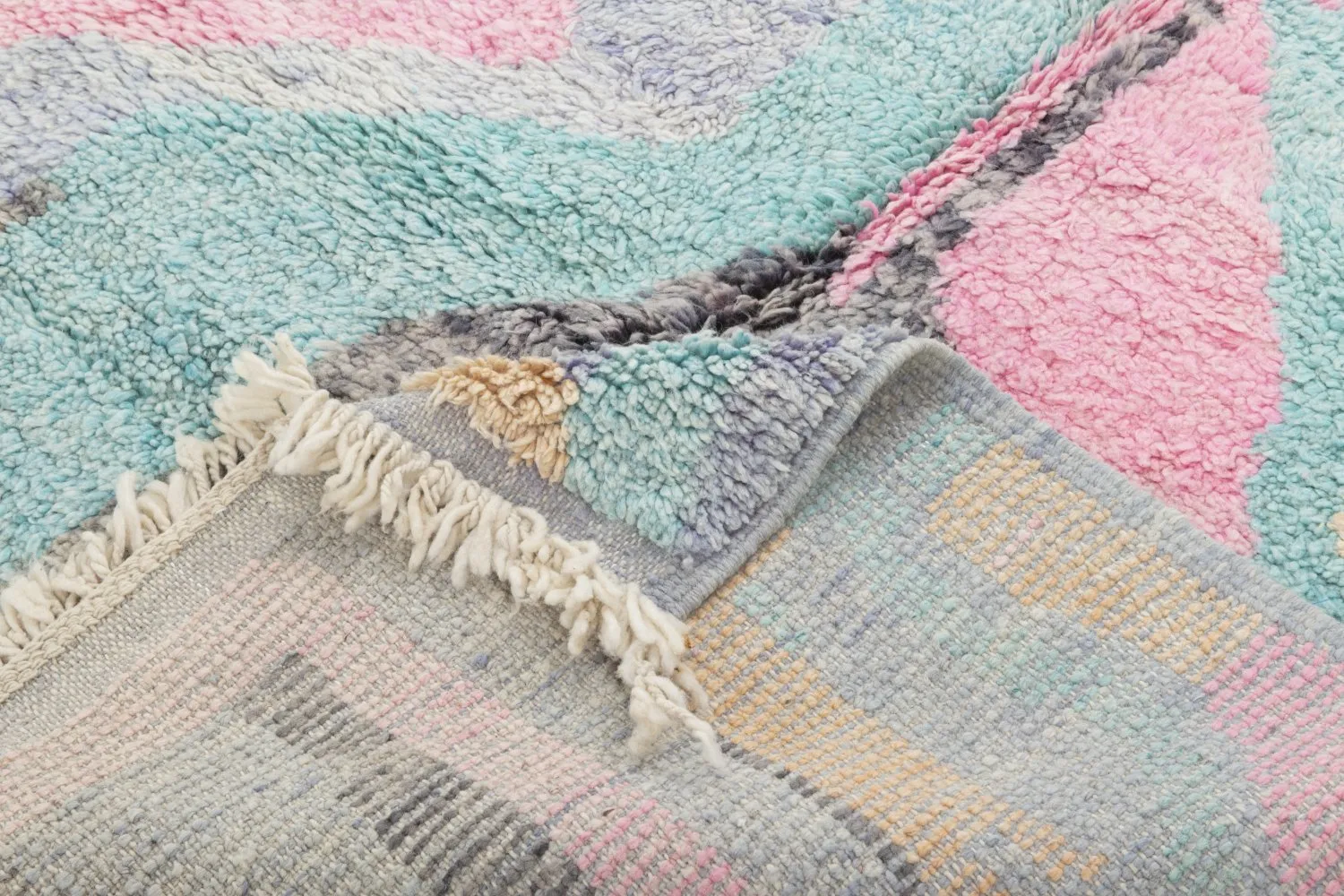 Tappeto Kilim In Stile Berbero Del Marocco Azilal 250 x 150 cm