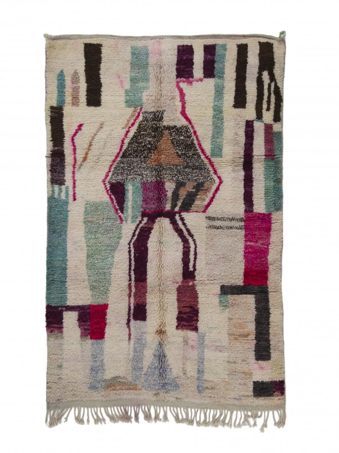 Tappeto Kilim In Stile Berbero Del Marocco Azilal 260 x 170 cm