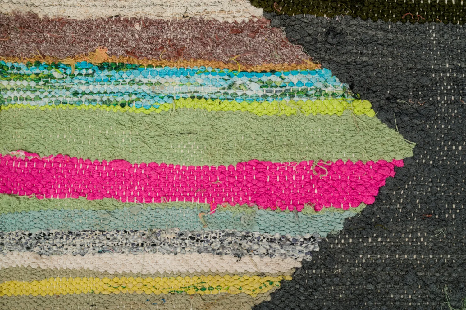 Tappeto Berberi Dal Marocco Boucherouite 145 x 260 cm