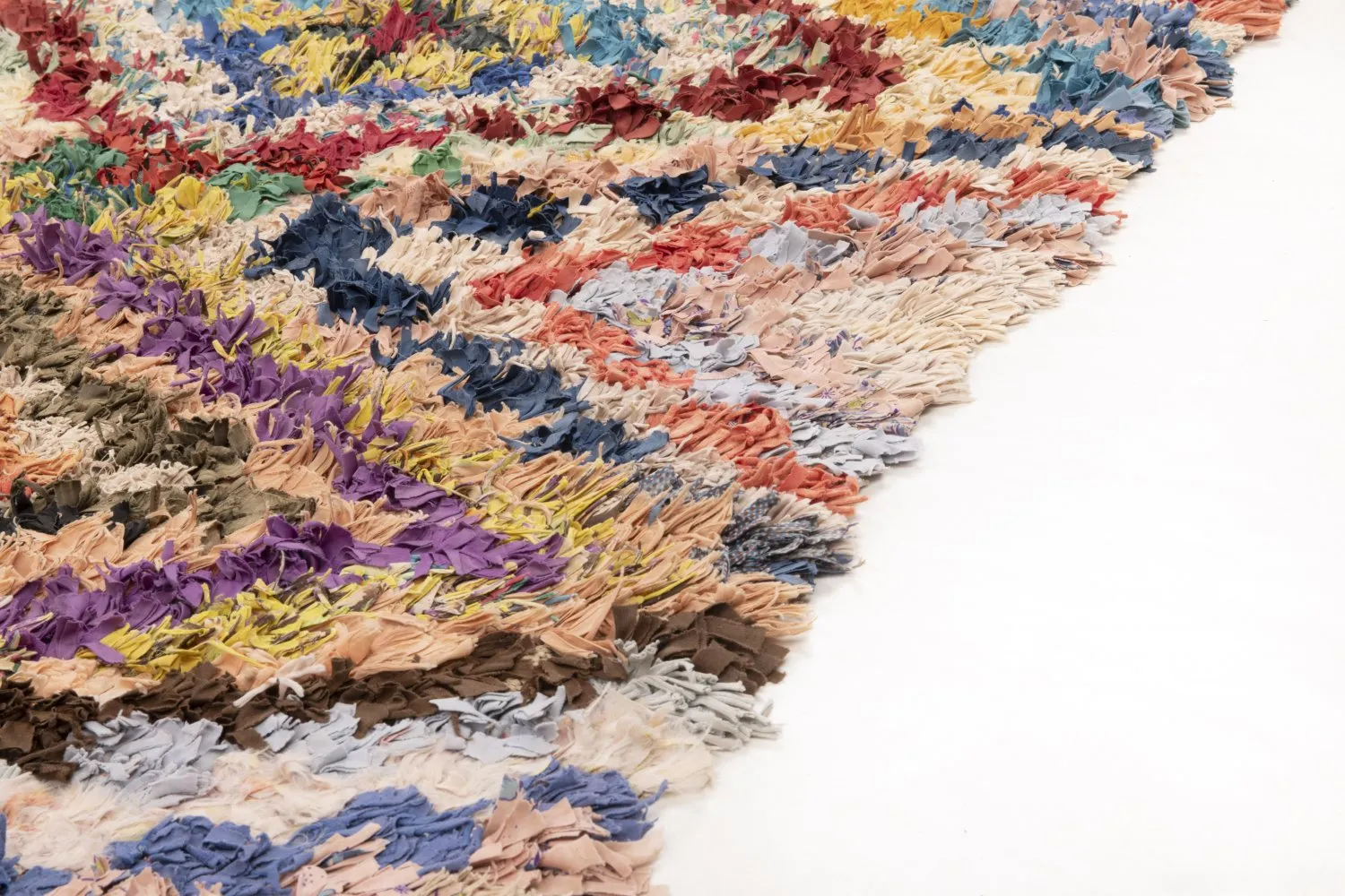 Tappeto Berberi Dal Marocco Boucherouite 230 x 125 cm