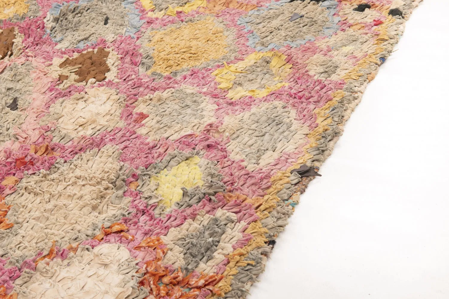 Tappeto Berberi Dal Marocco Boucherouite 255 x 100 cm