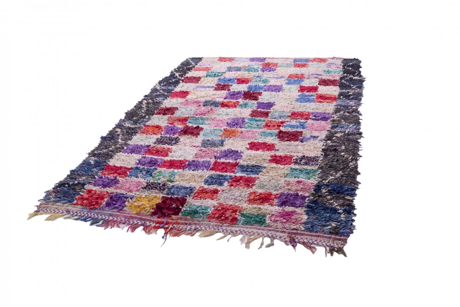 Tappeto Berberi Dal Marocco Boucherouite 265 x 165 cm