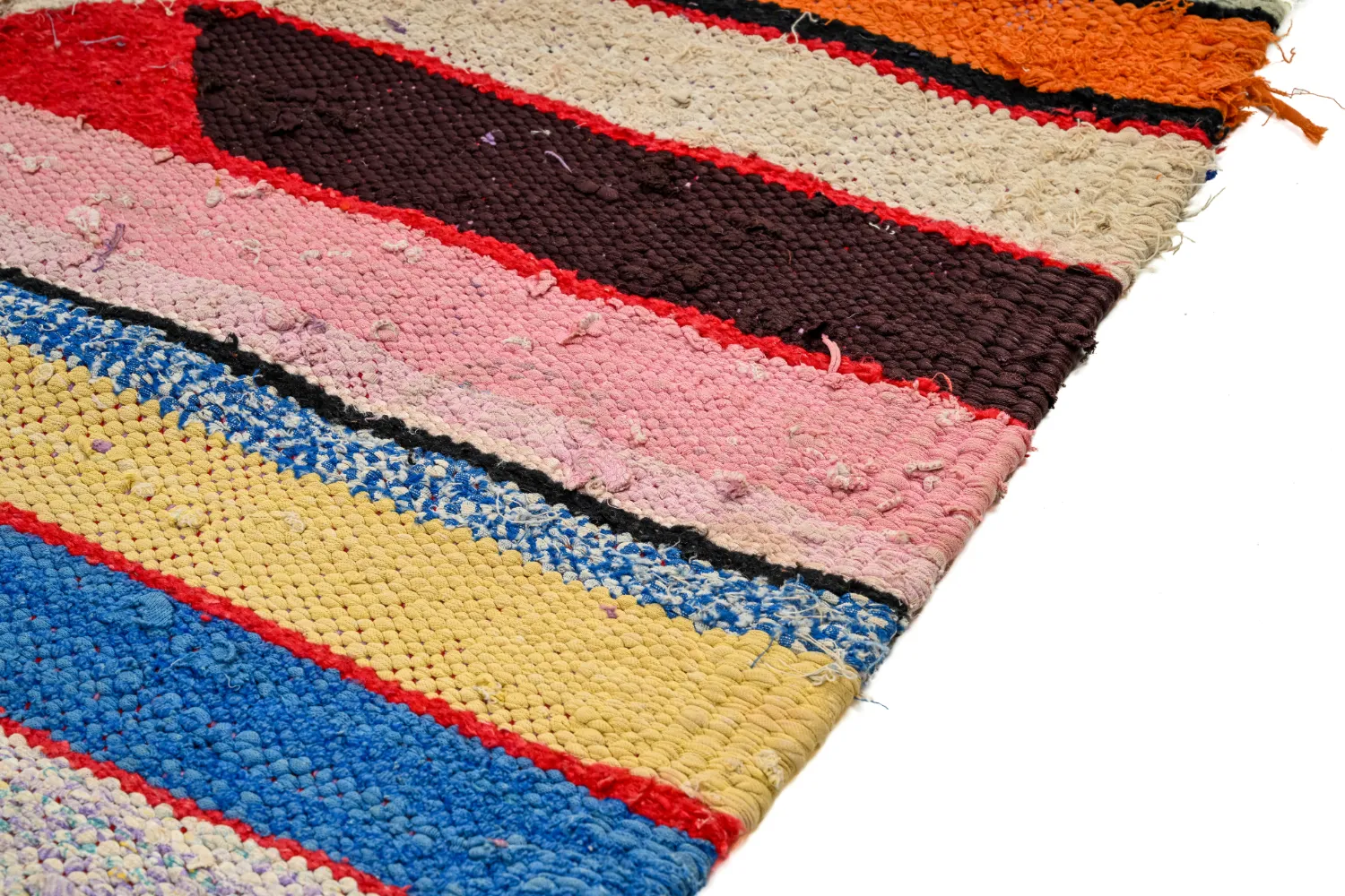 Tappeto Berberi Dal Marocco Boucherouite 145 x 250 cm