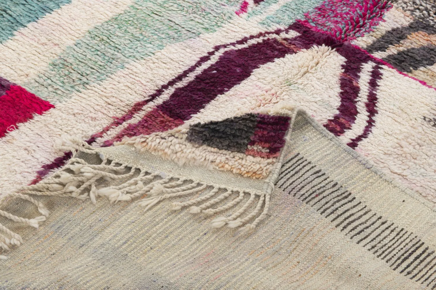 Tappeto Kilim In Stile Berbero Del Marocco Azilal 260 x 170 cm