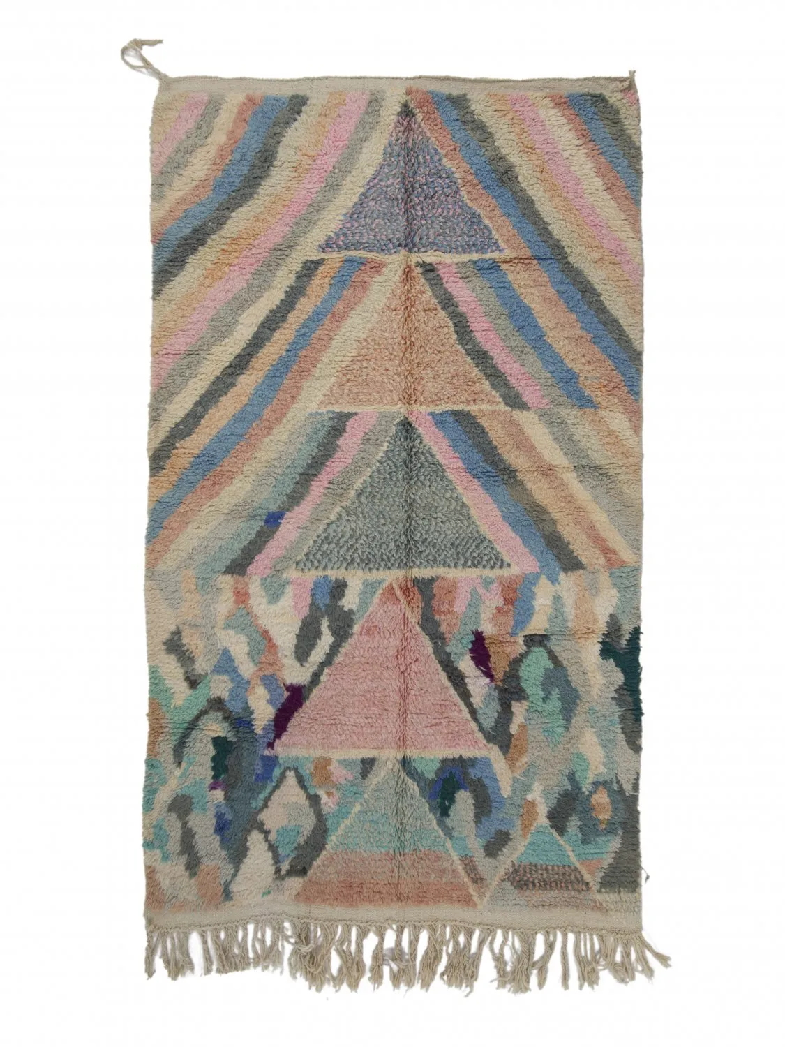 Tappeto Kilim In Stile Berbero Del Marocco Azilal 270 x 150 cm