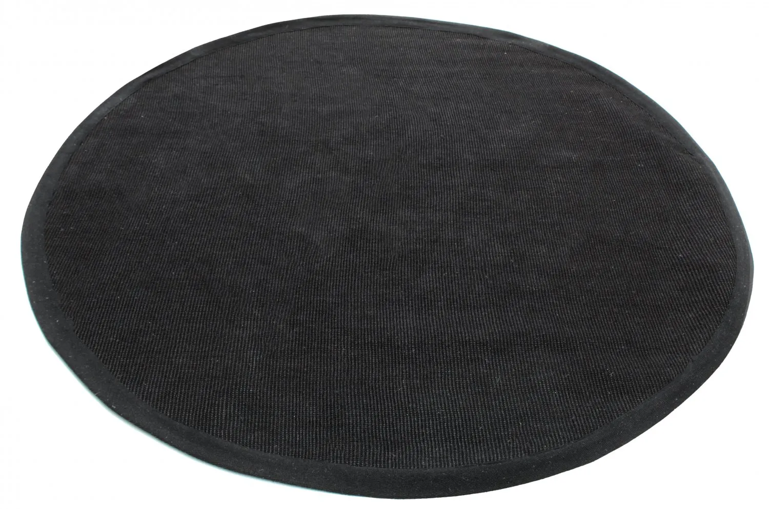 Tappeto rotondo (sisal) - Agave (nero)