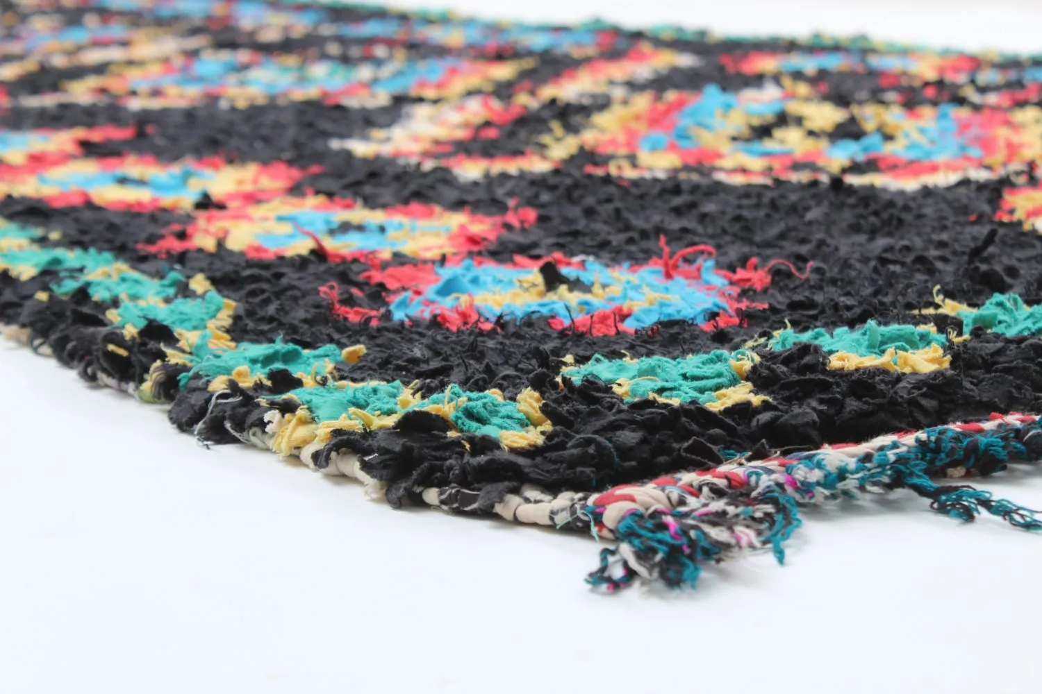 Tappeto Berberi Dal Marocco Boucherouite 370 x 145 cm