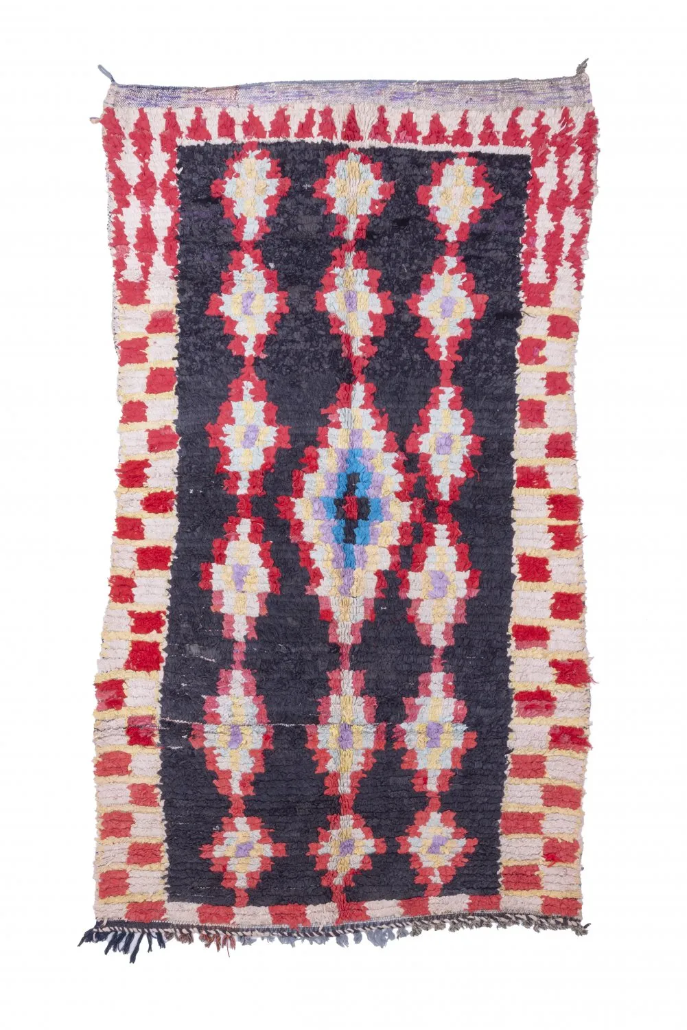 Tappeto Berberi Dal Marocco Boucherouite 235 x 130 cm