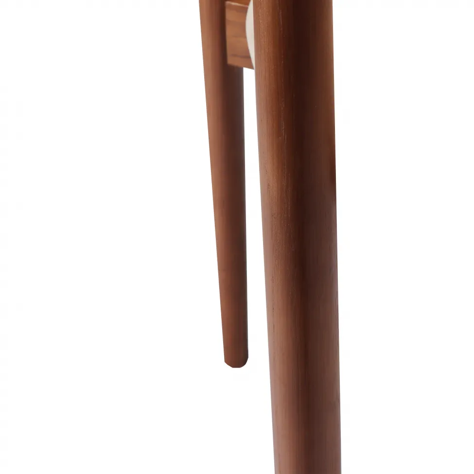 Sedia - Ystad (noce/beige) - 2 pezzi