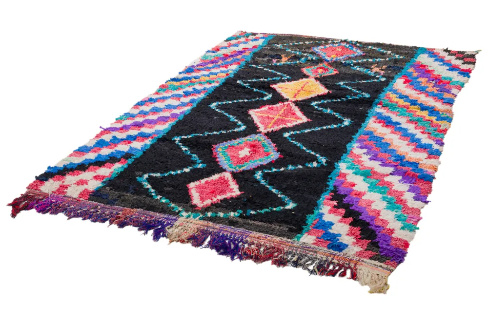 Tappeto Berberi Dal Marocco Boucherouite 250 x 155 cm