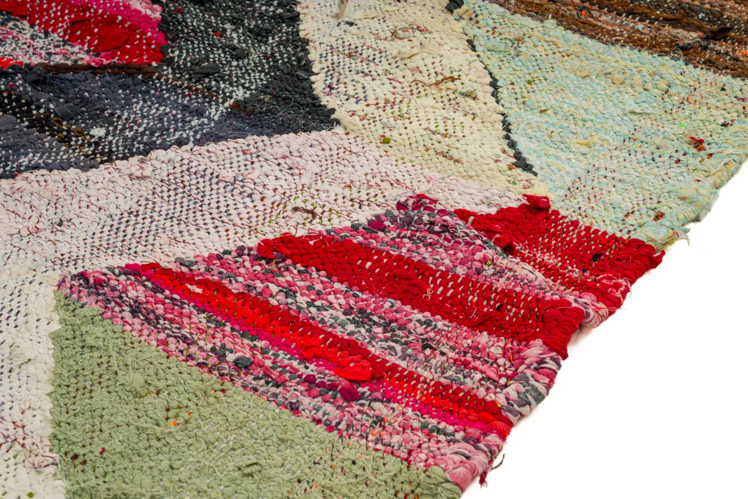 Tappeto Berberi Dal Marocco Boucherouite 135 x 230 cm