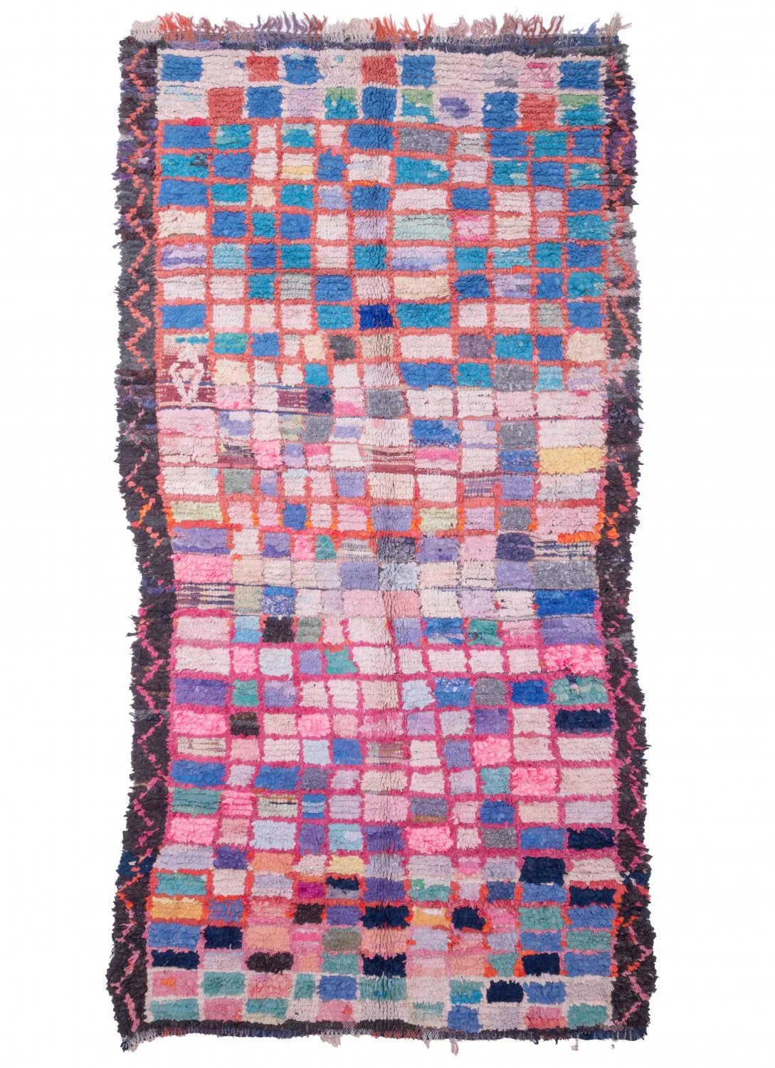 Tappeto Berberi Dal Marocco Boucherouite 290 x 150 cm