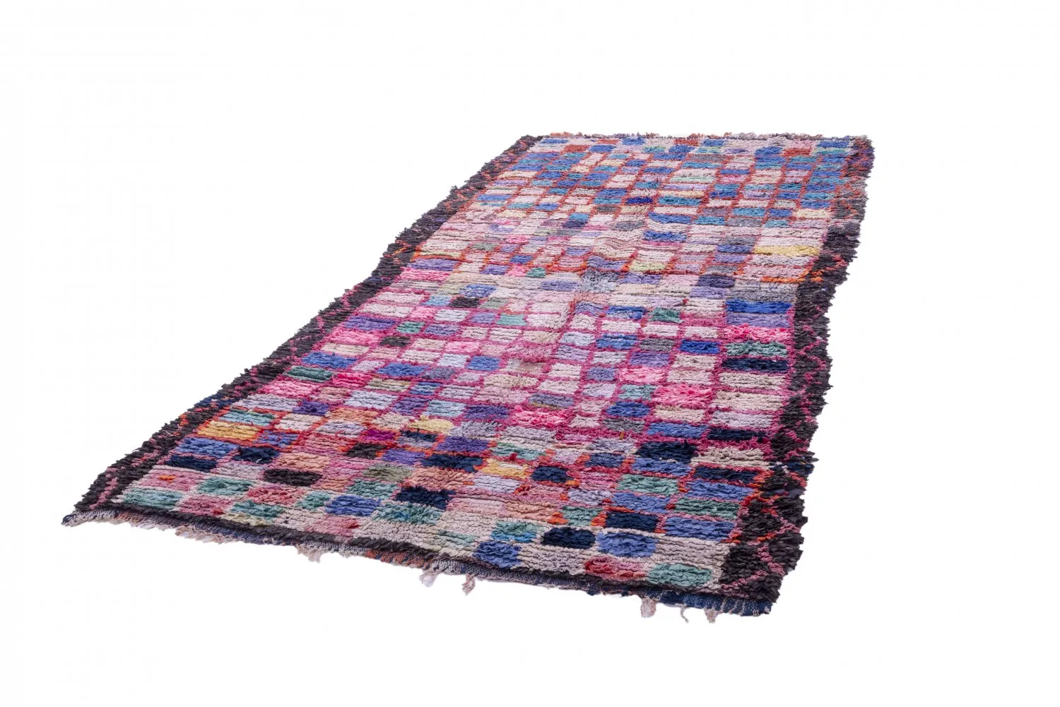 Tappeto Berberi Dal Marocco Boucherouite 290 x 150 cm