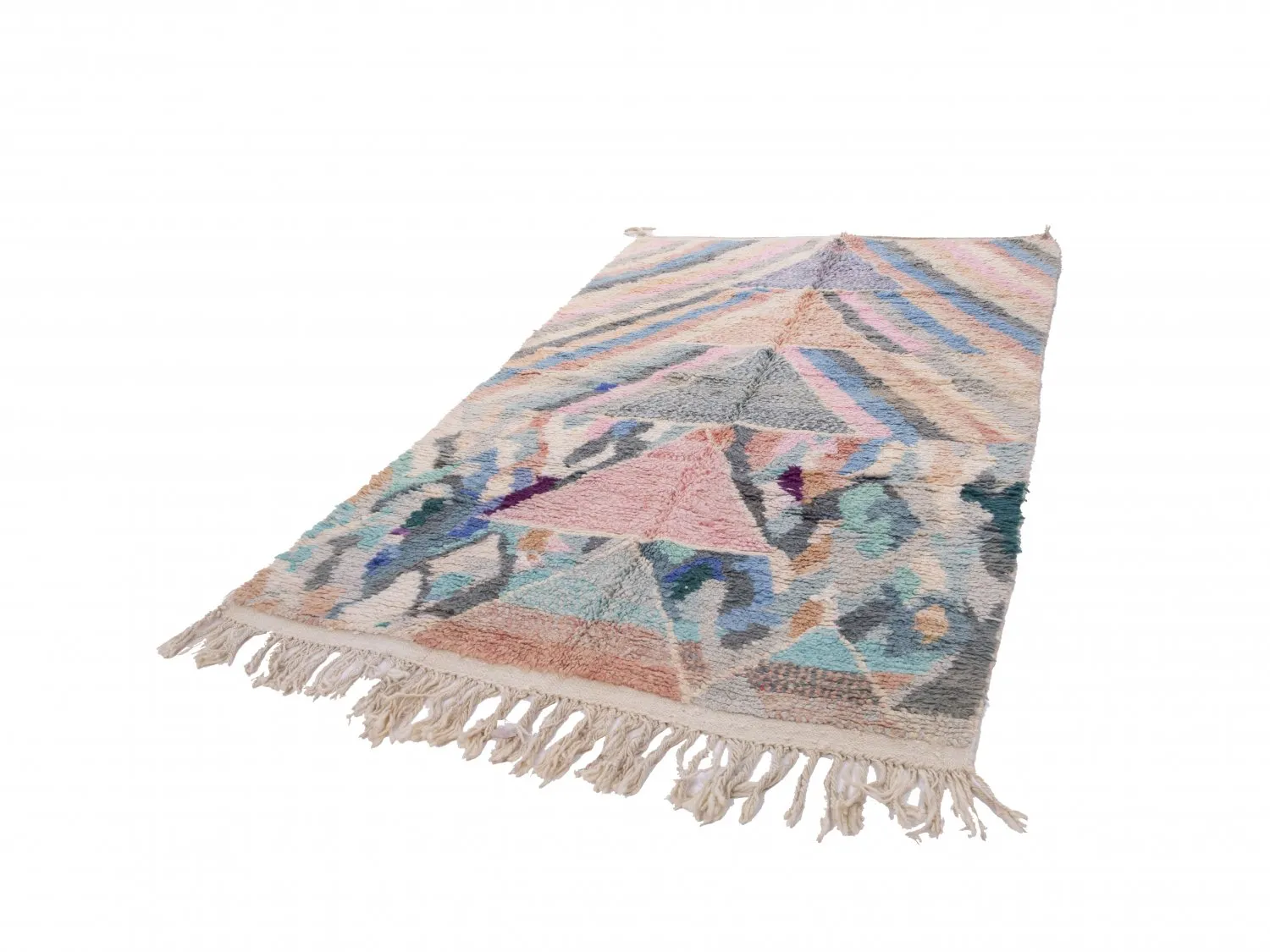 Tappeto Kilim In Stile Berbero Del Marocco Azilal 270 x 150 cm